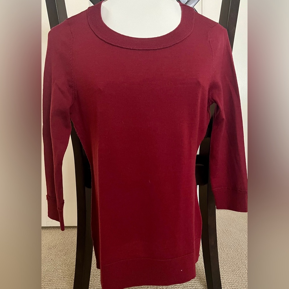 Halogen Women’s Maroon Lightweight Sweater